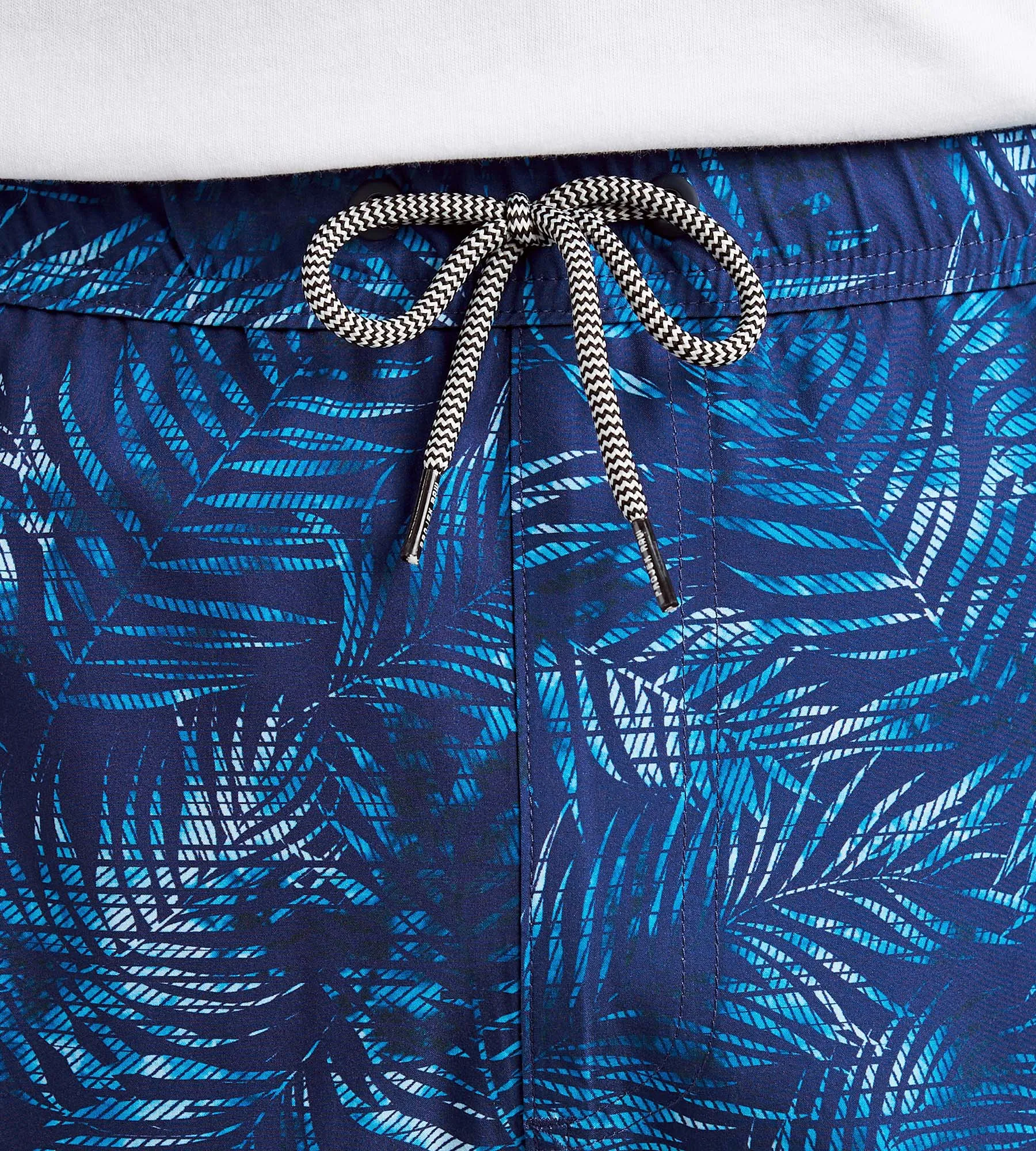 Palm Leaf Print Swim Shorts sold by George Richards product image thumbnail 2