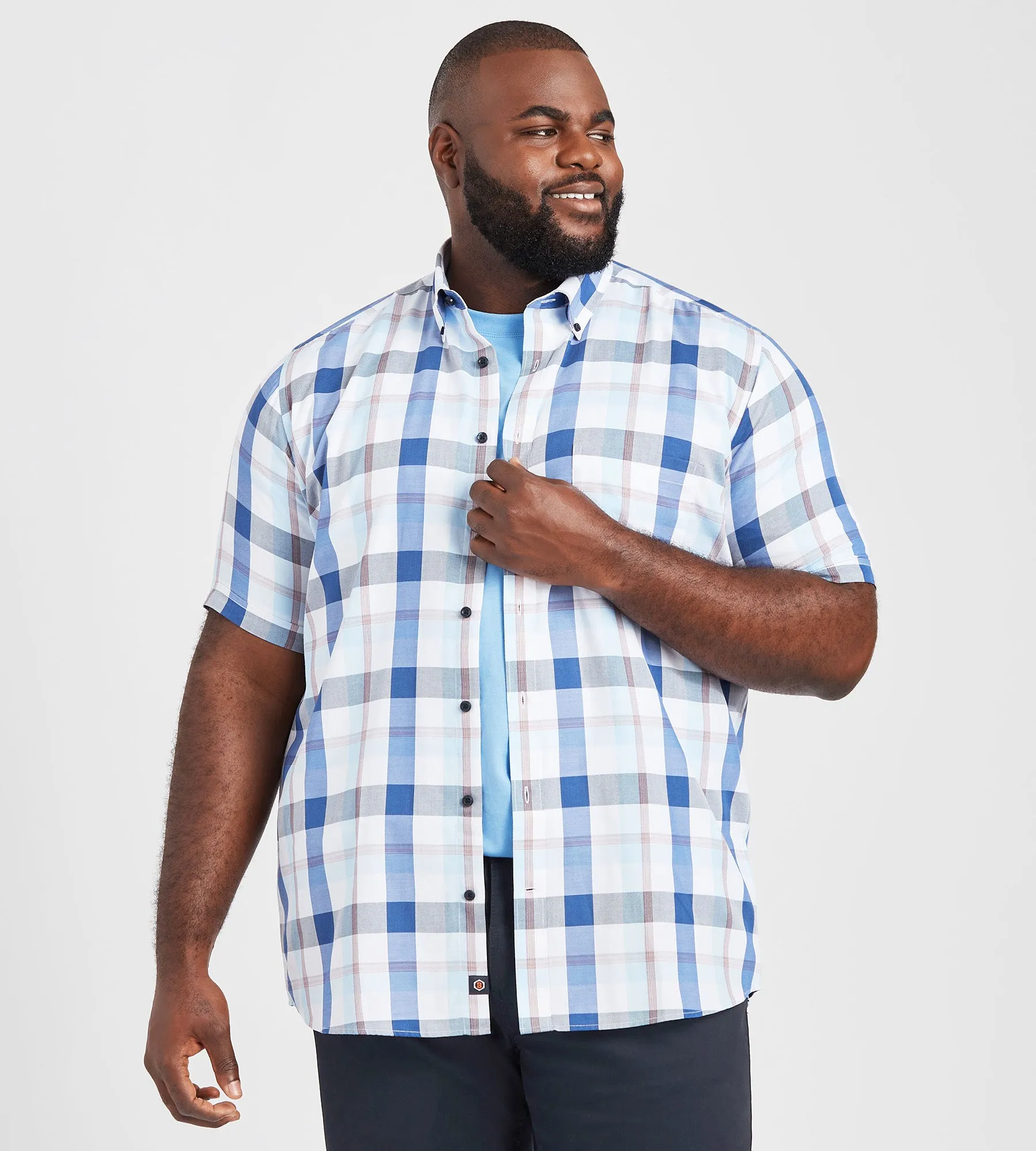 Easy Care Plaid Casual Shirt sold by George Richards