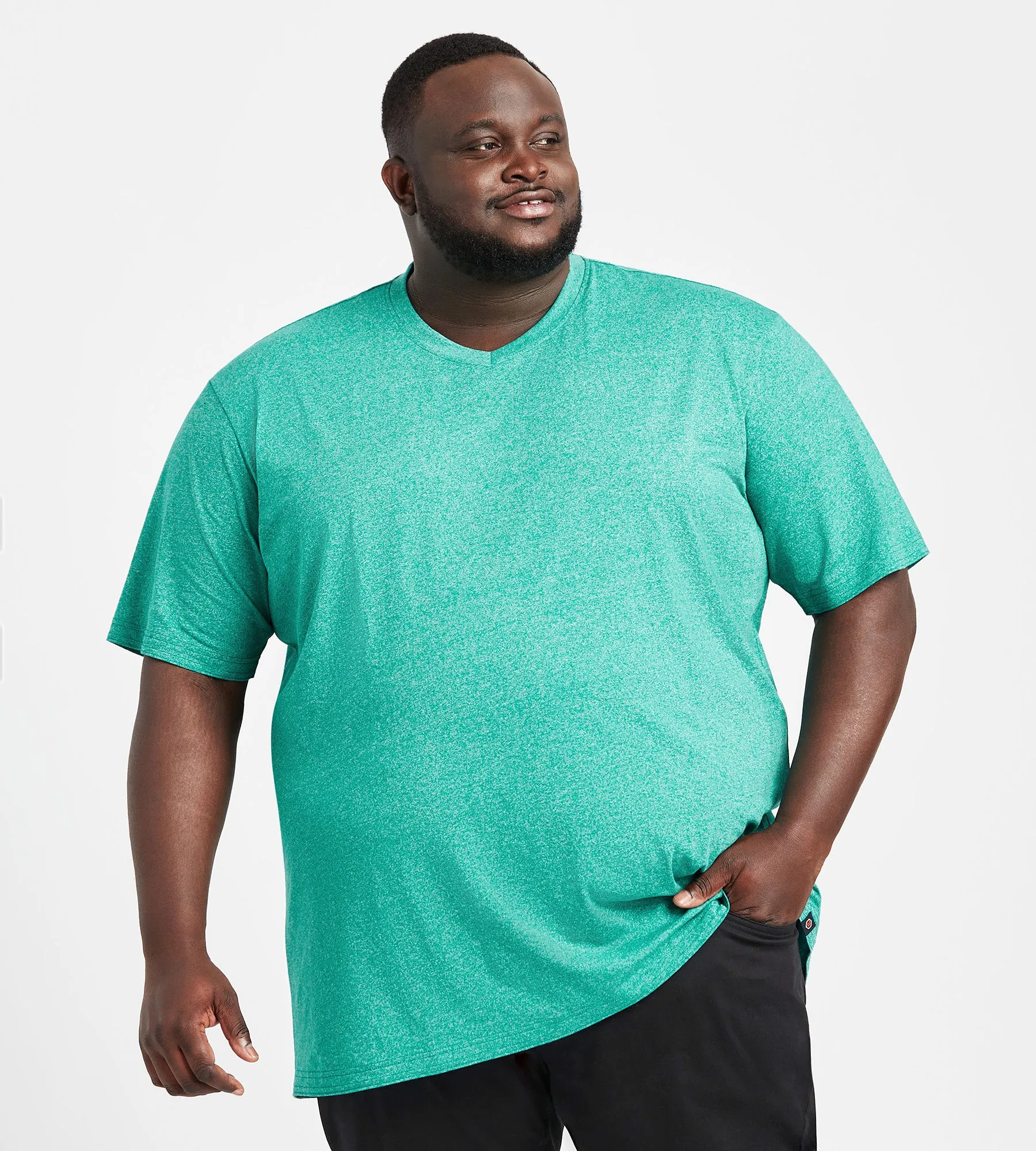 Ultimate V-Neck Marled Tee sold by George Richards product image thumbnail 5