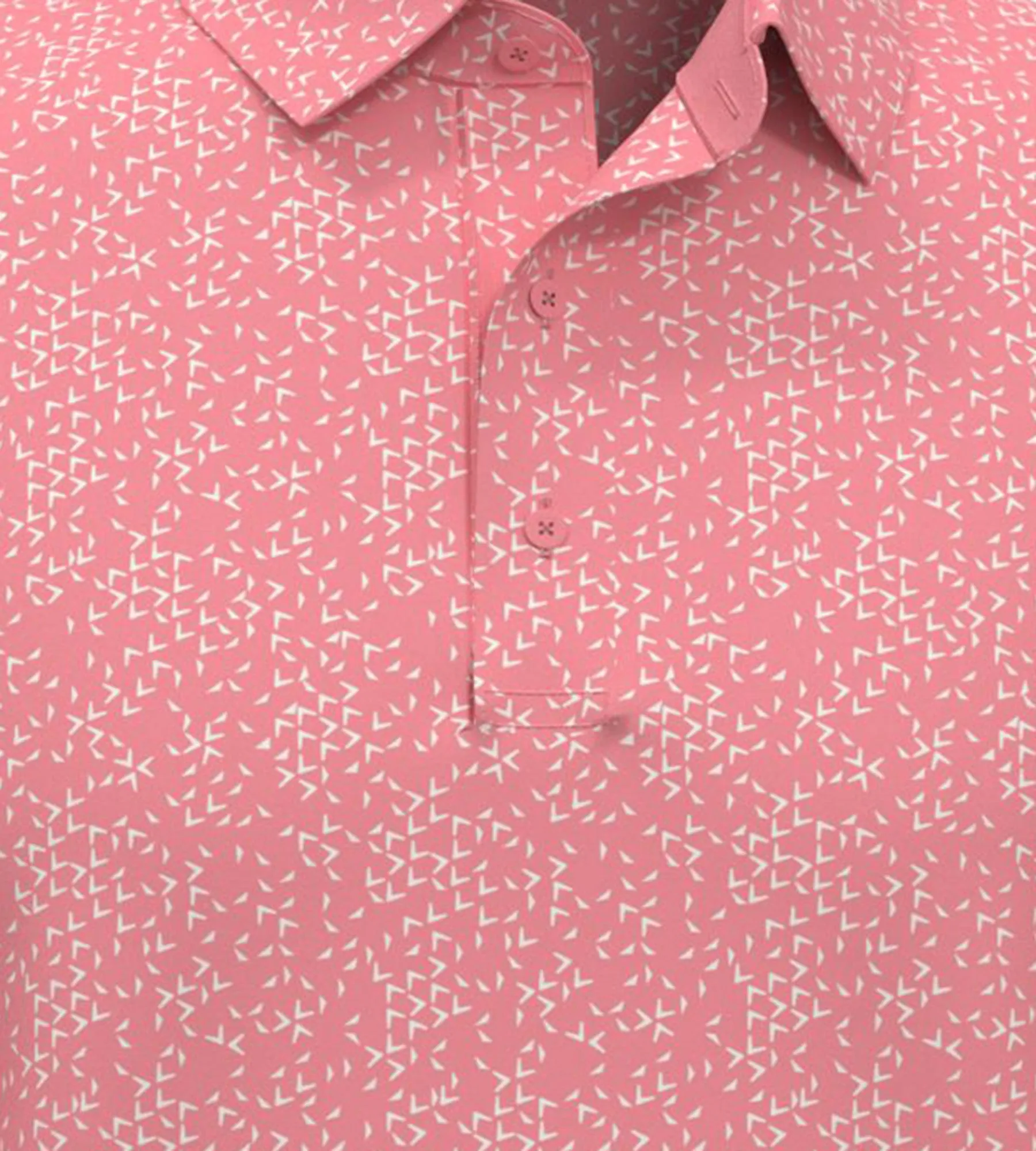 Chevron Printed Polo sold by George Richards product image thumbnail 2