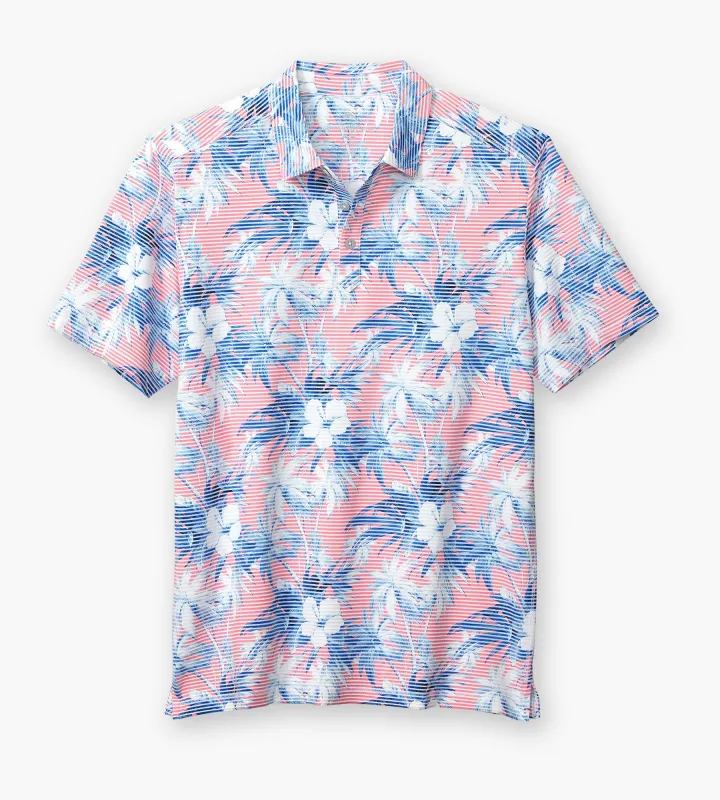 Costa Wave Hibiscus Polo sold by George Richards
