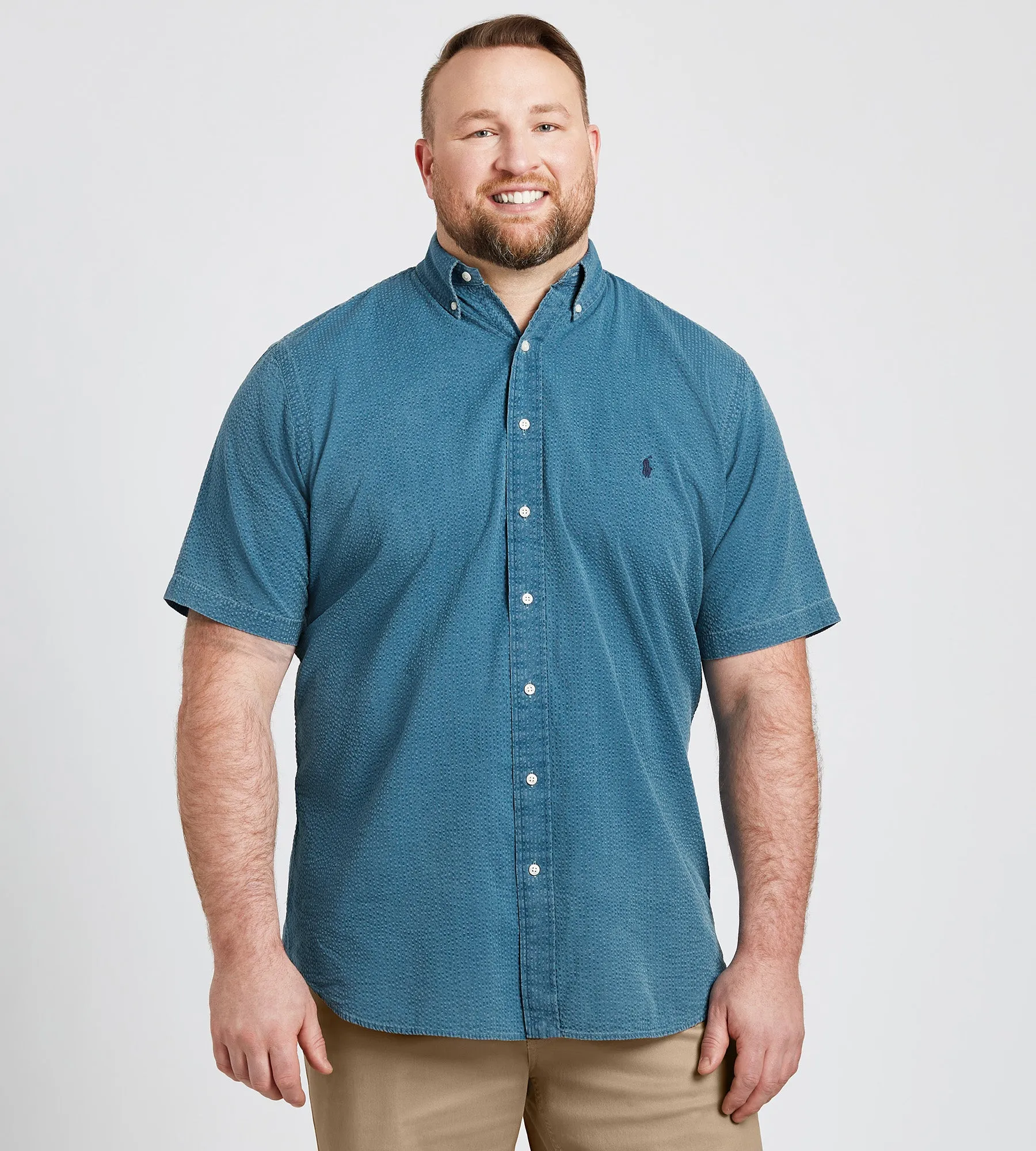 Seersucker Casual Shirt sold by George Richards