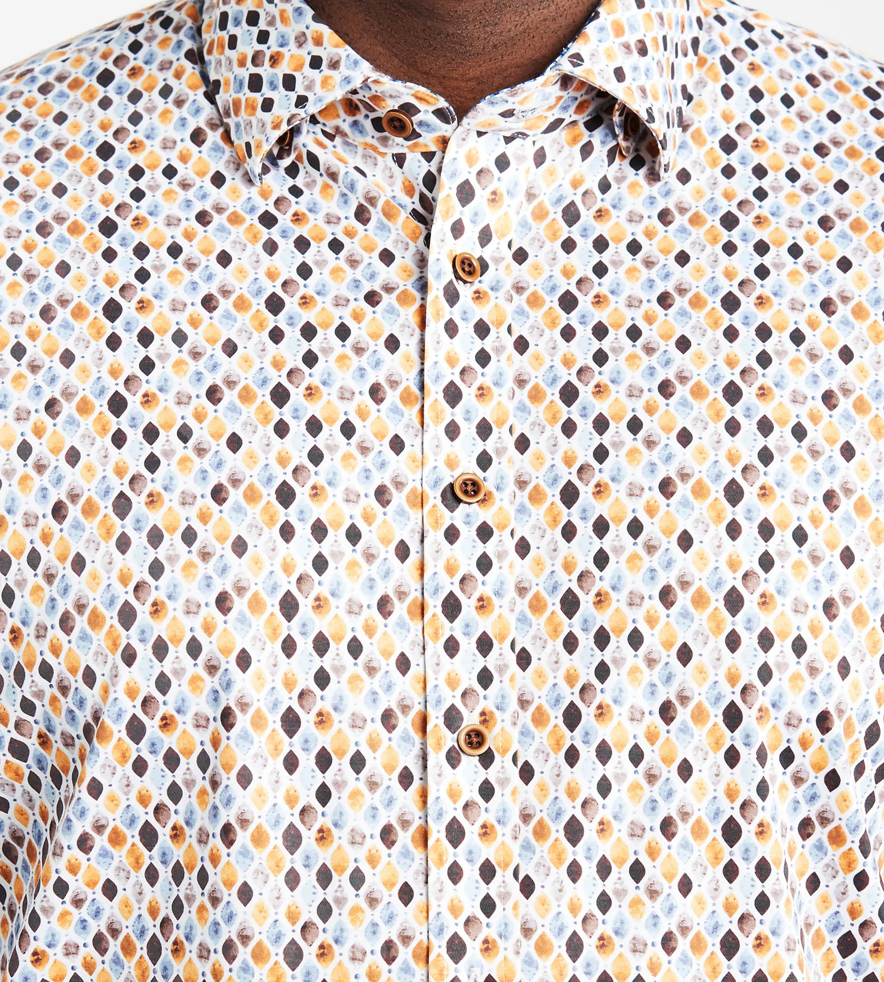 Diamond Print Casual Shirt sold by George Richards product image thumbnail 3