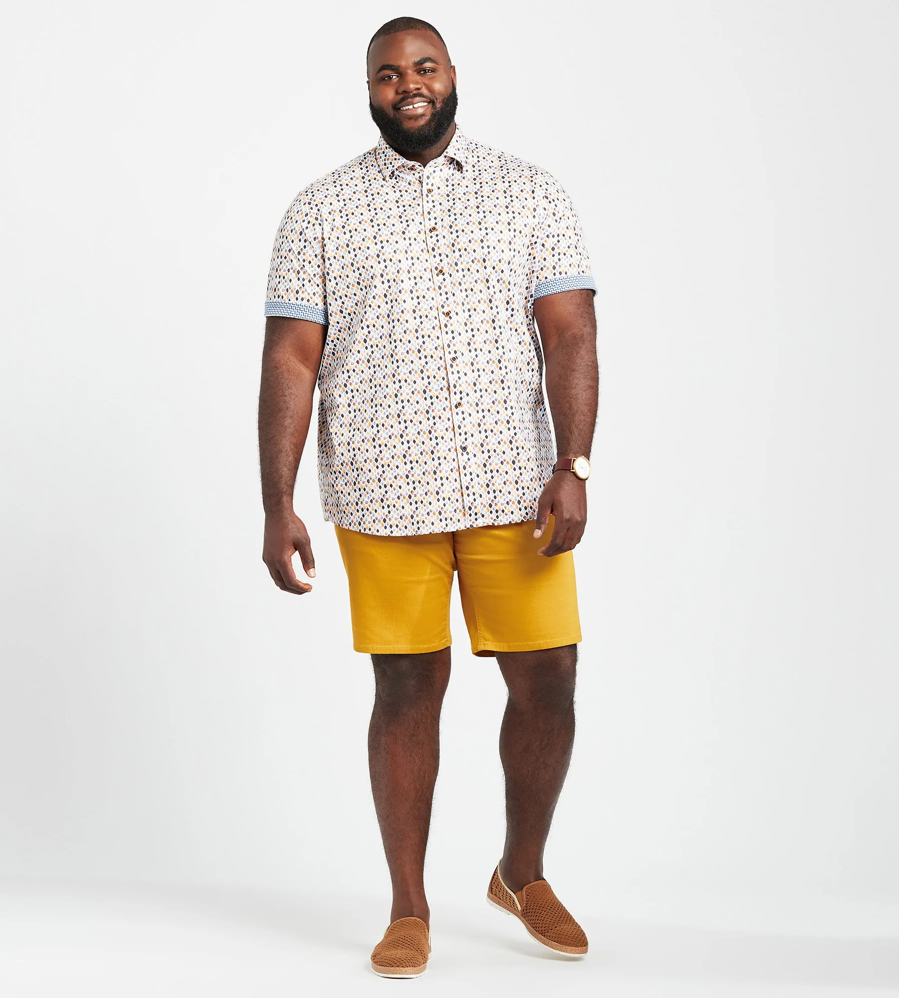 Diamond Print Casual Shirt sold by George Richards product image thumbnail 2