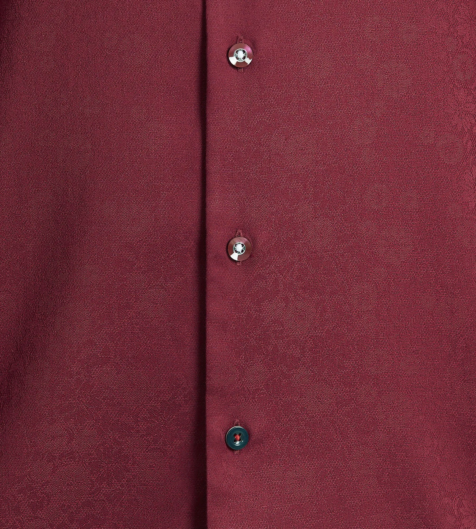 Short Sleeve Tonal Jacquard Casual Shirt sold by George Richards product image thumbnail 2