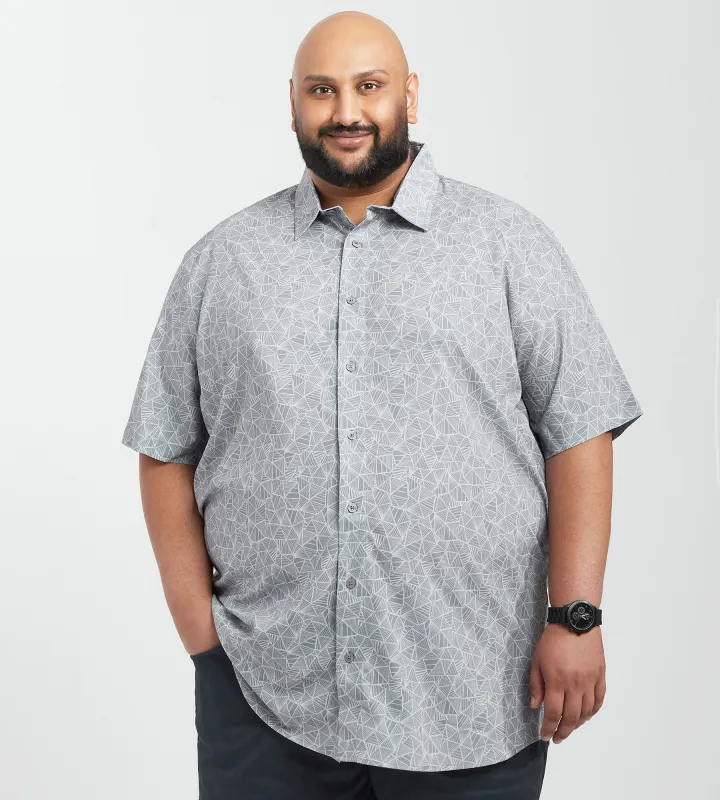 Allover Geo Print Casual Shirt sold by George Richards