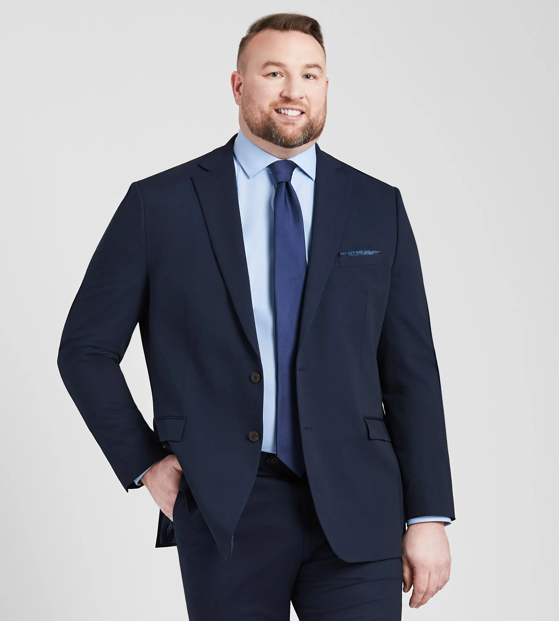 Modern Fit H-XTech Suit sold by George Richards