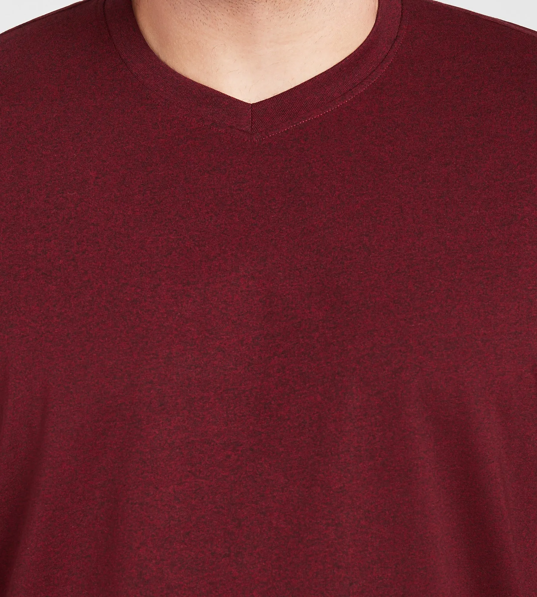 Ultimate V-Neck Marled Tee sold by George Richards product image thumbnail 4