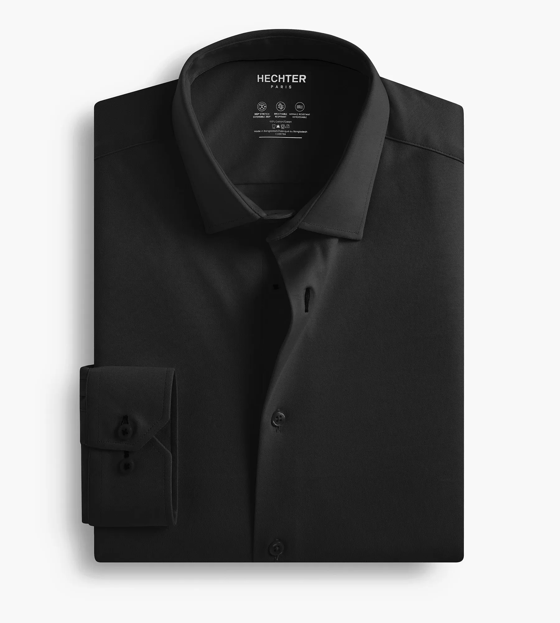 360 Stretch Solid Dress Shirt sold by George Richards product image thumbnail 2
