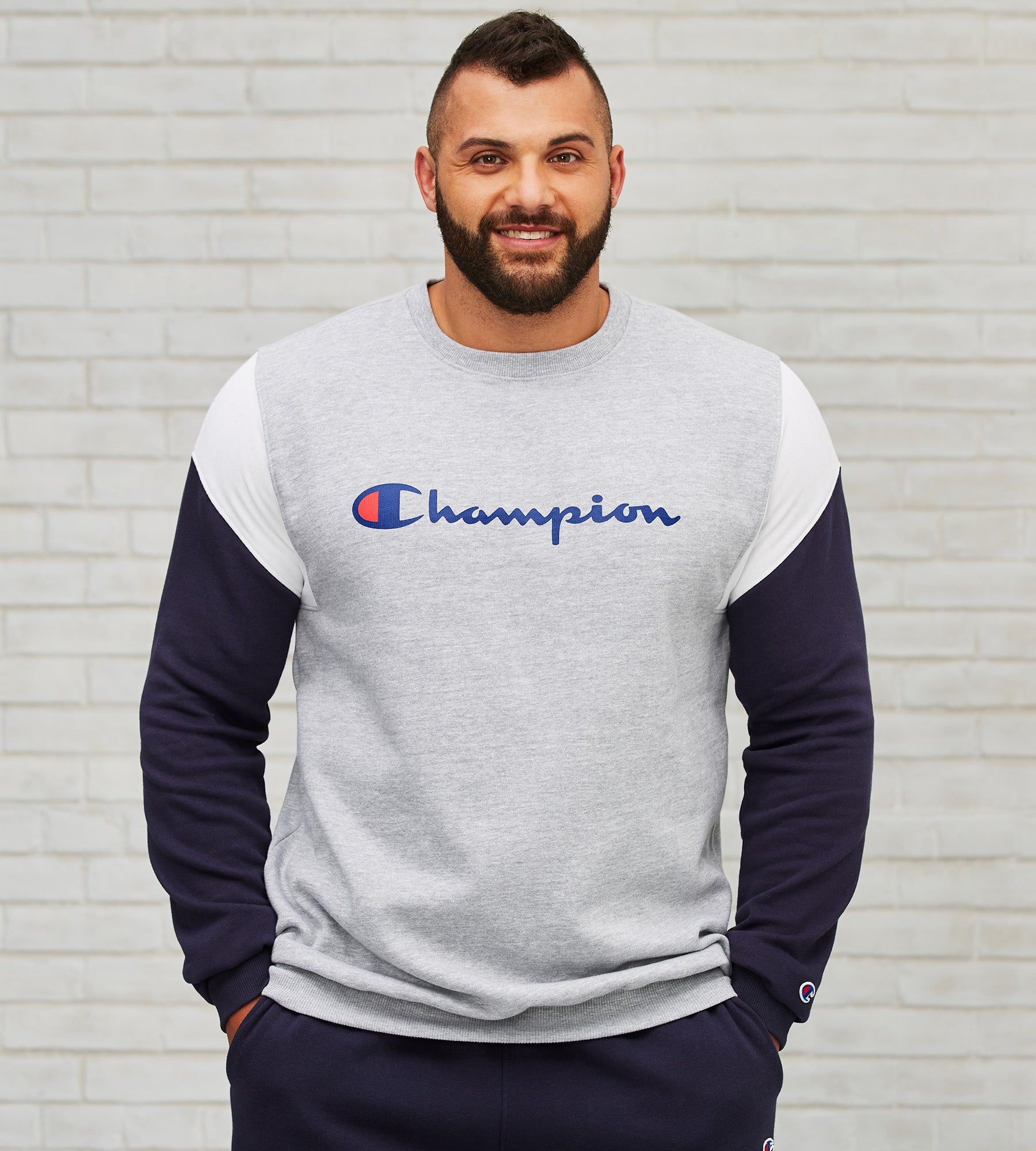 Colour-Block Pullover sold by George Richards