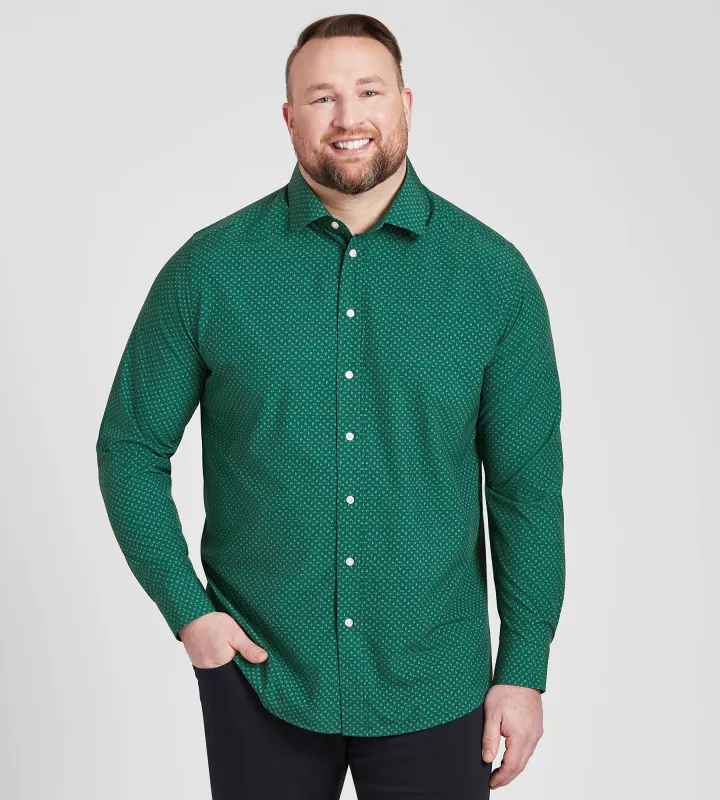 Britches Geo Print Stretch Shirt sold by George Richards