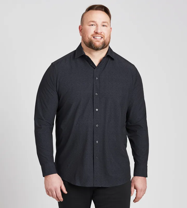 Britches Abstract Print Stretch Shirt sold by George Richards