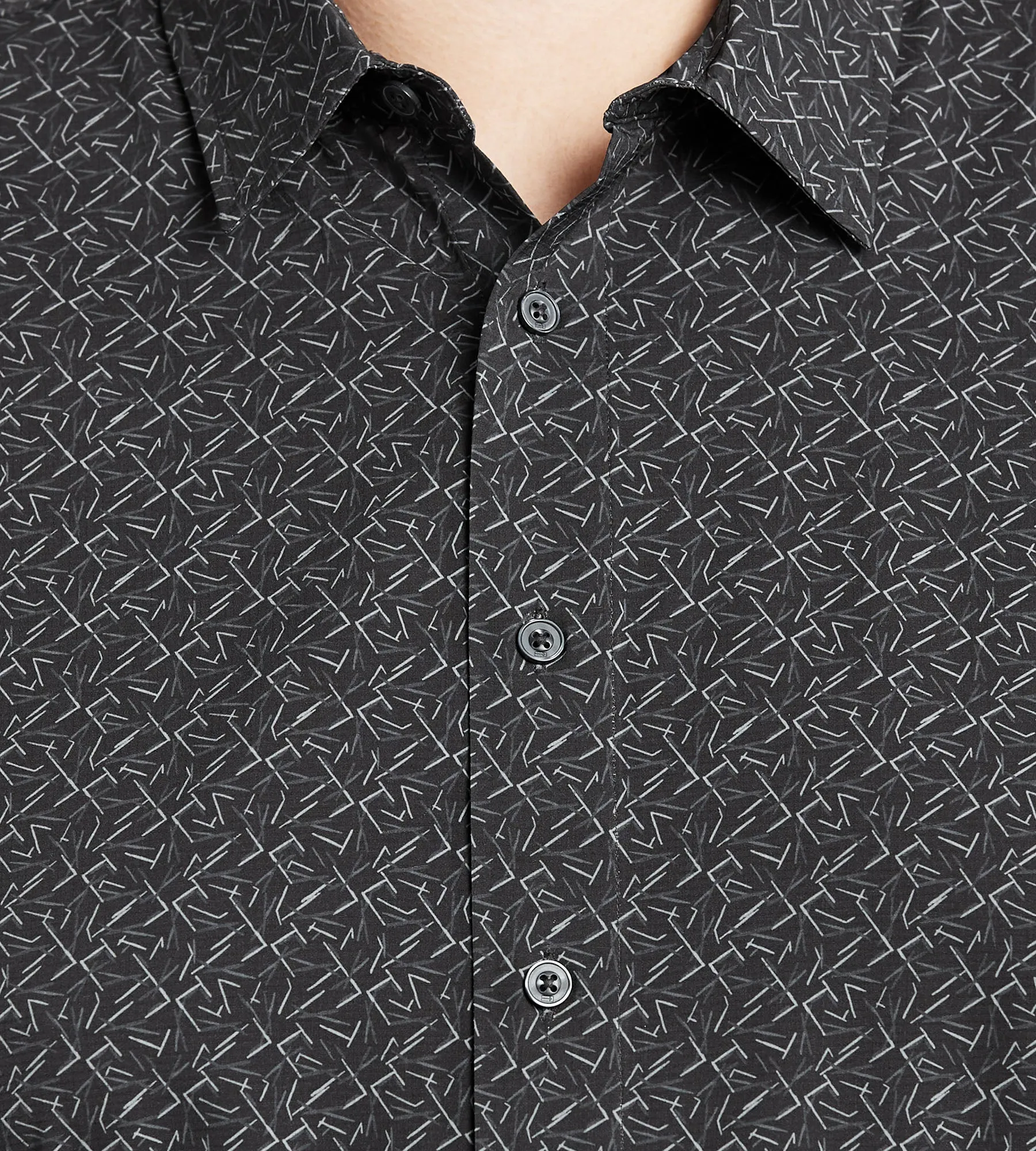 Allover Geo Print Casual Shirt sold by George Richards product image thumbnail 2
