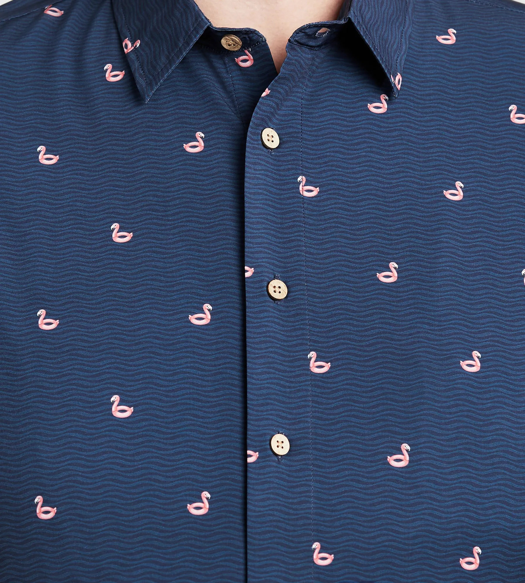 Allover Flamingo Print sold by George Richards product image thumbnail 2