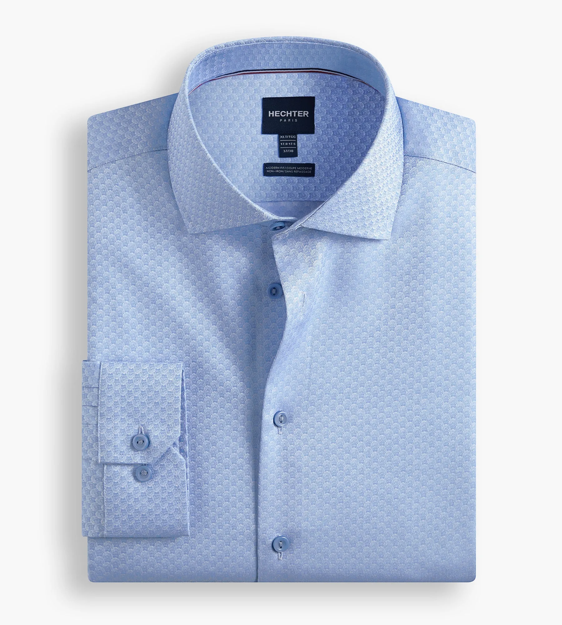 Jacquard Non-Iron Dress Shirt sold by George Richards