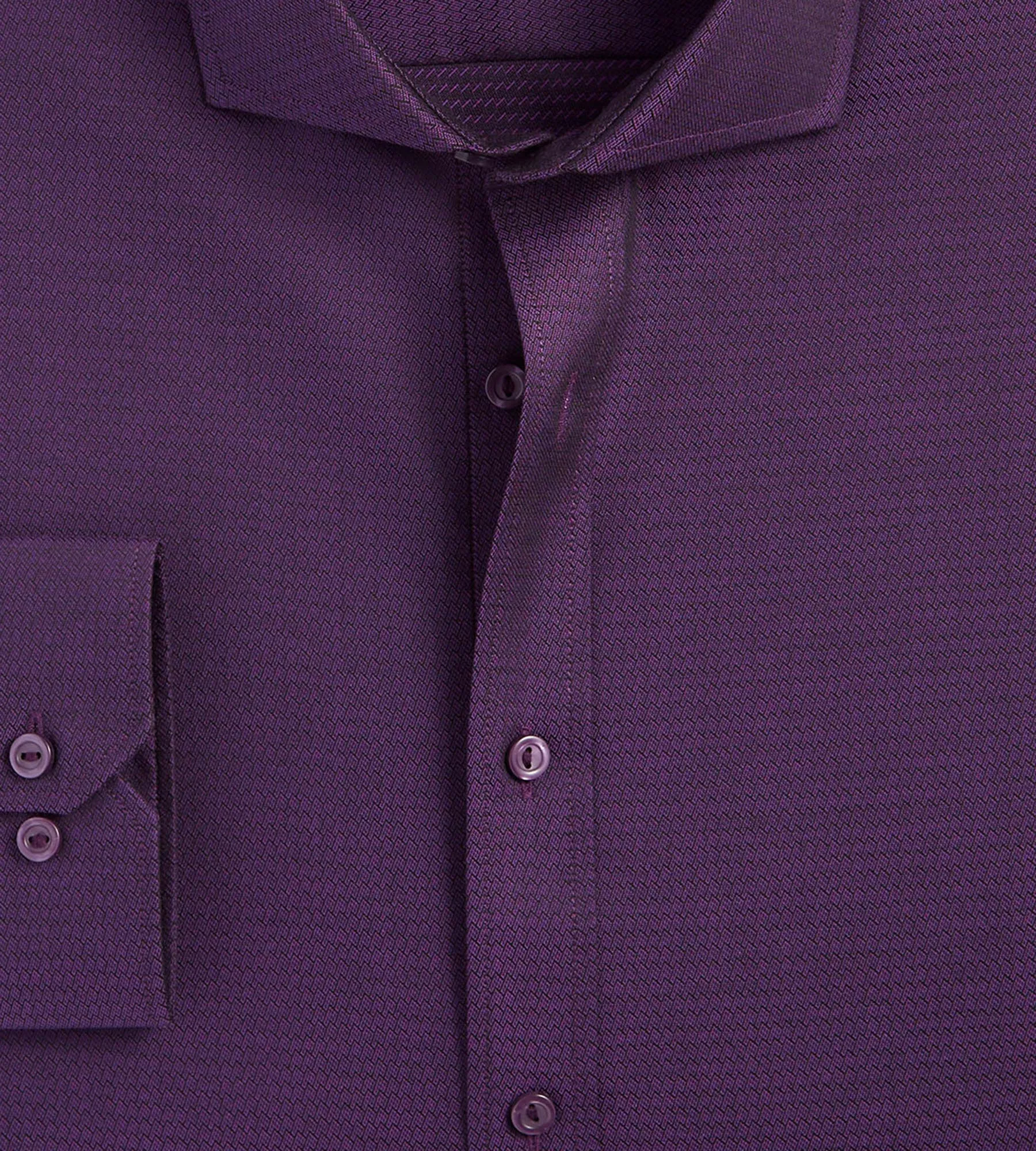 Stretch Dobby Dress Shirt sold by George Richards product image thumbnail 2