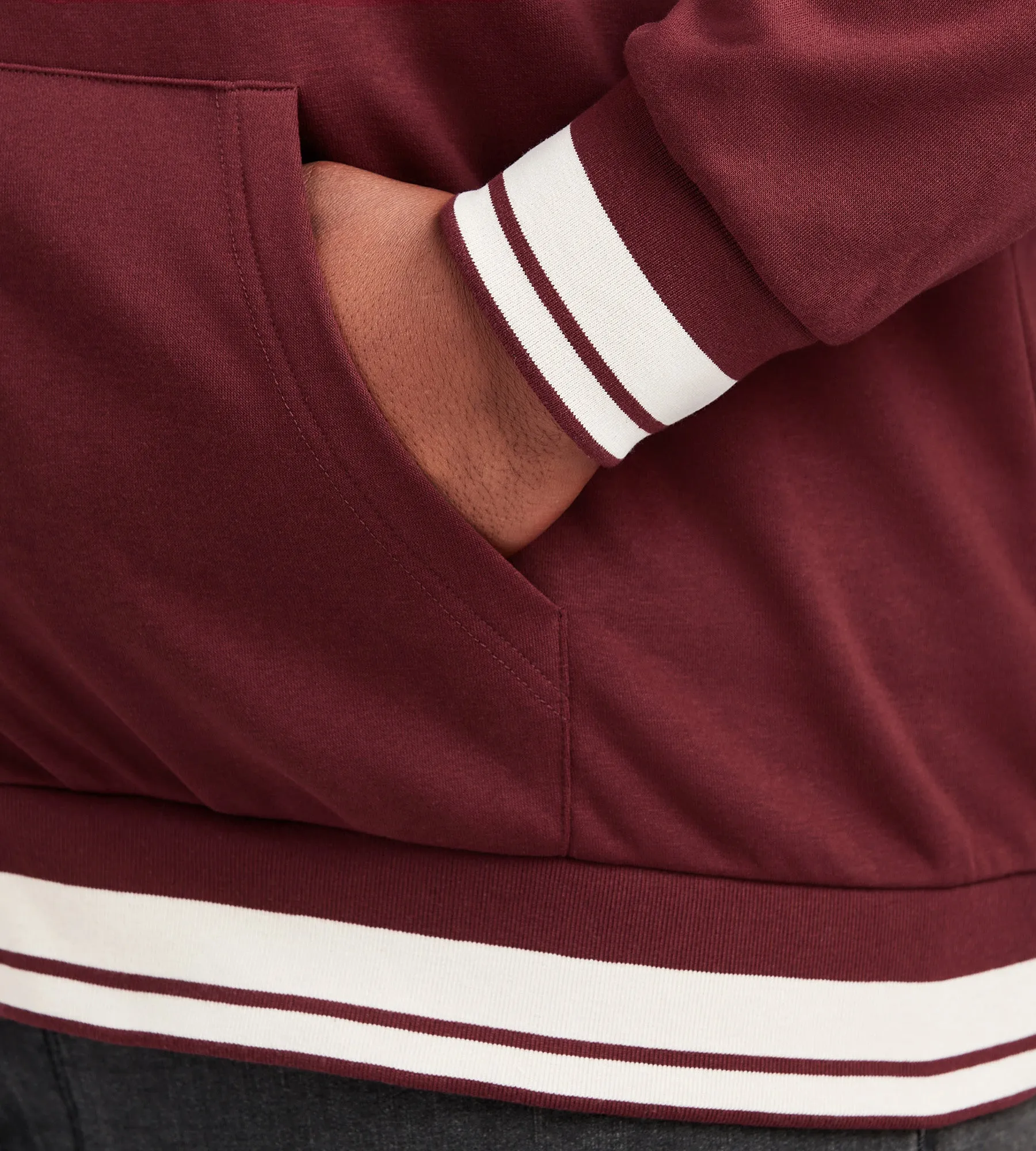 Terry Zip Up Hoodie sold by George Richards product image thumbnail 4