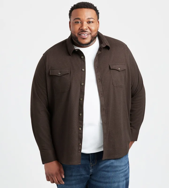 Knit Flannel Shirt sold by George Richards