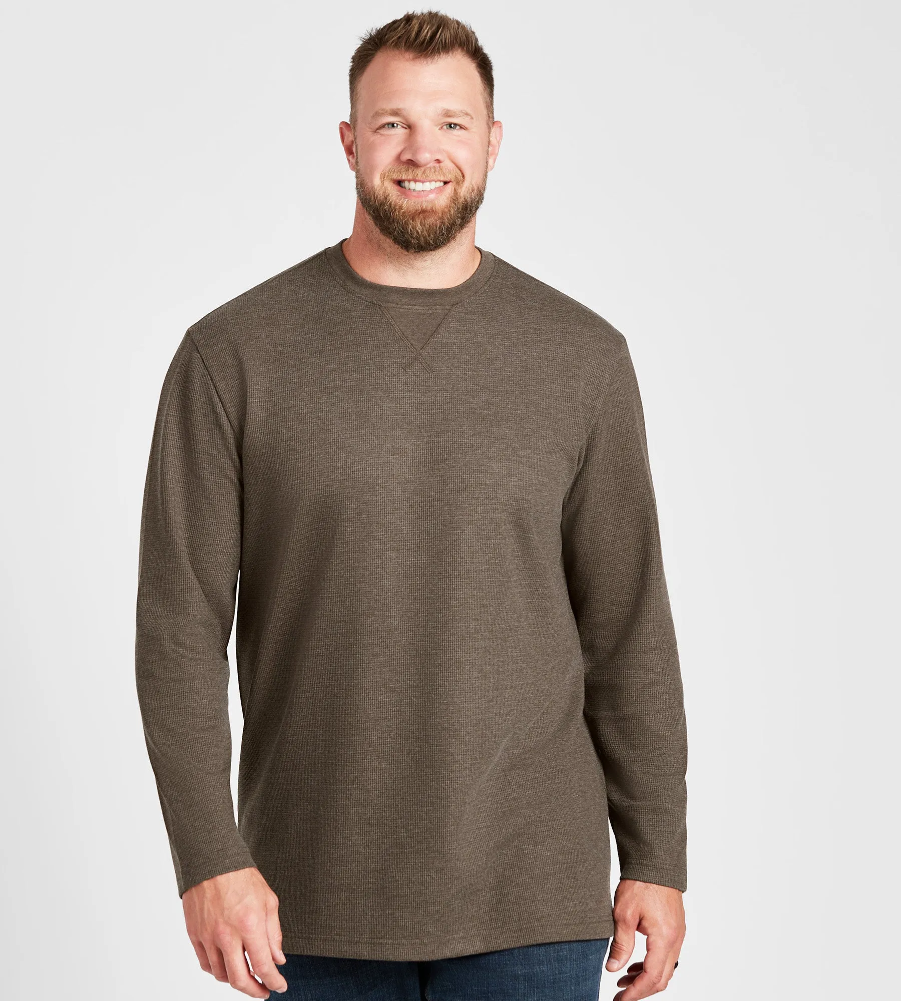 Long Sleeve Crewneck Tee sold by George Richards product image thumbnail 5
