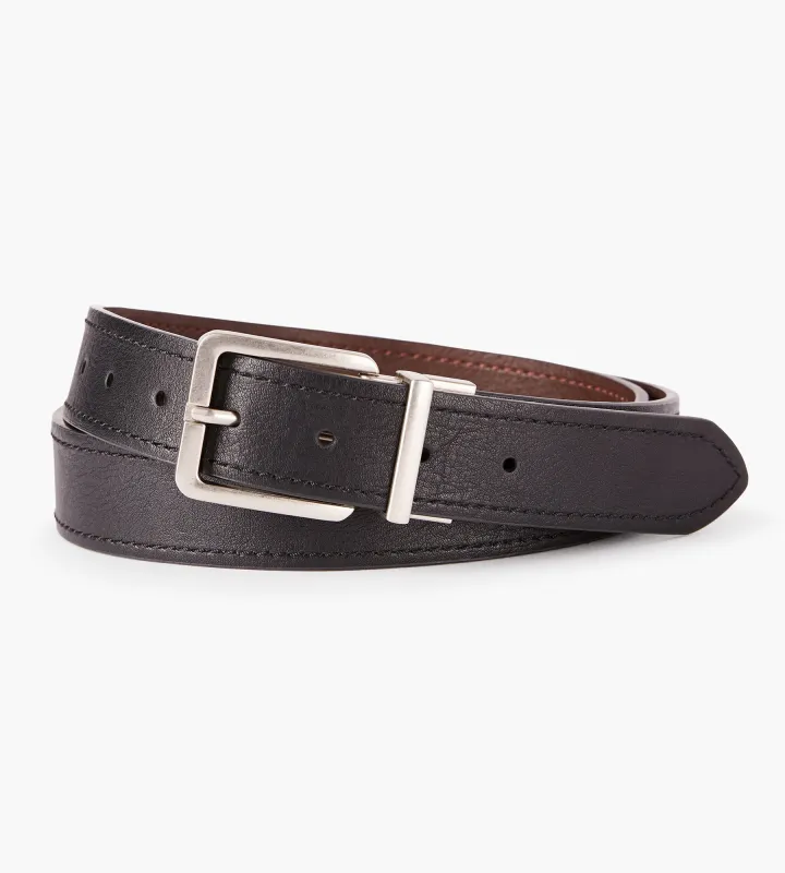Stitch Boarder Reversible Leather Belt sold by George Richards