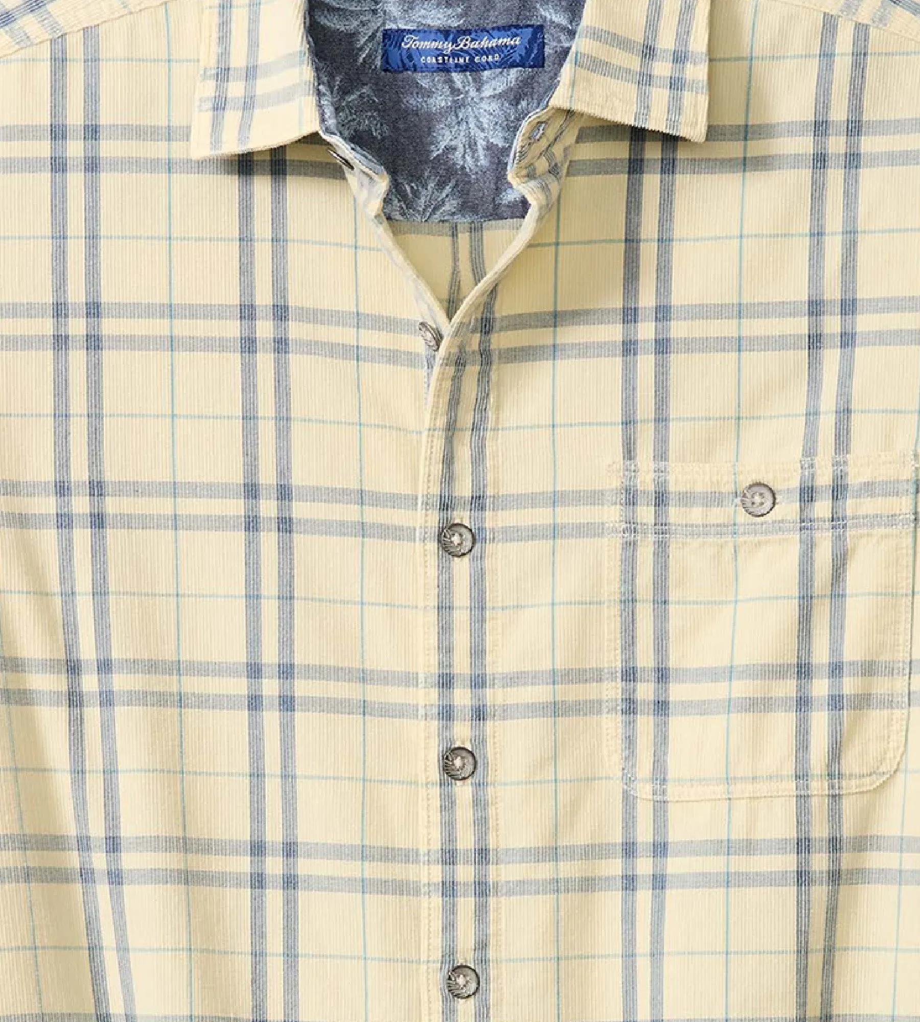 Coastline Cord Plaid Shirt sold by George Richards product image thumbnail 2