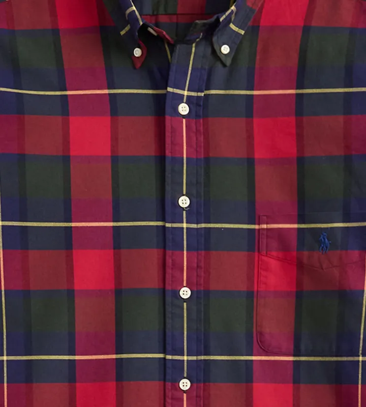 Plaid Oxford Shirt sold by George Richards