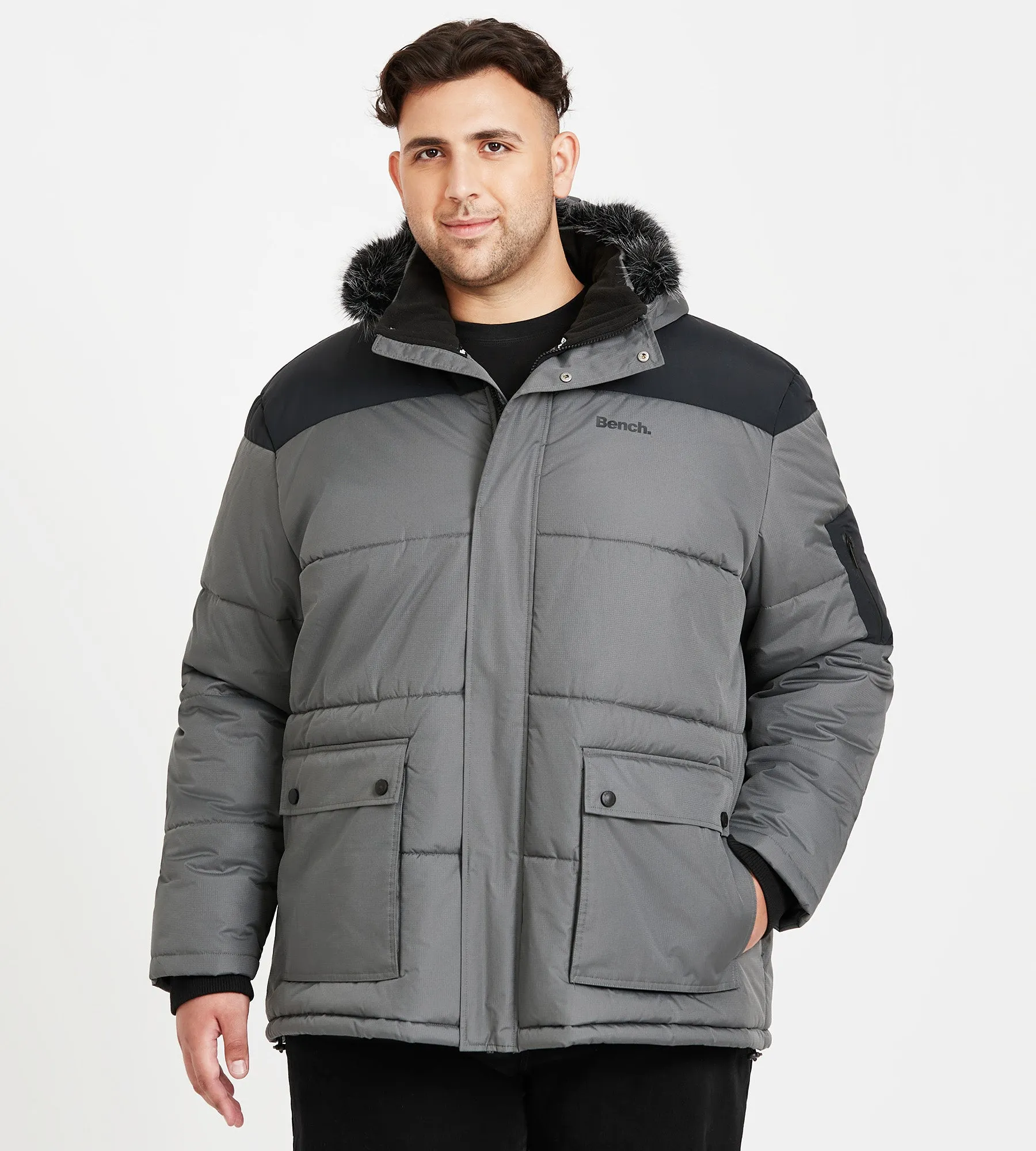 Quilted Parka Jacket sold by George Richards