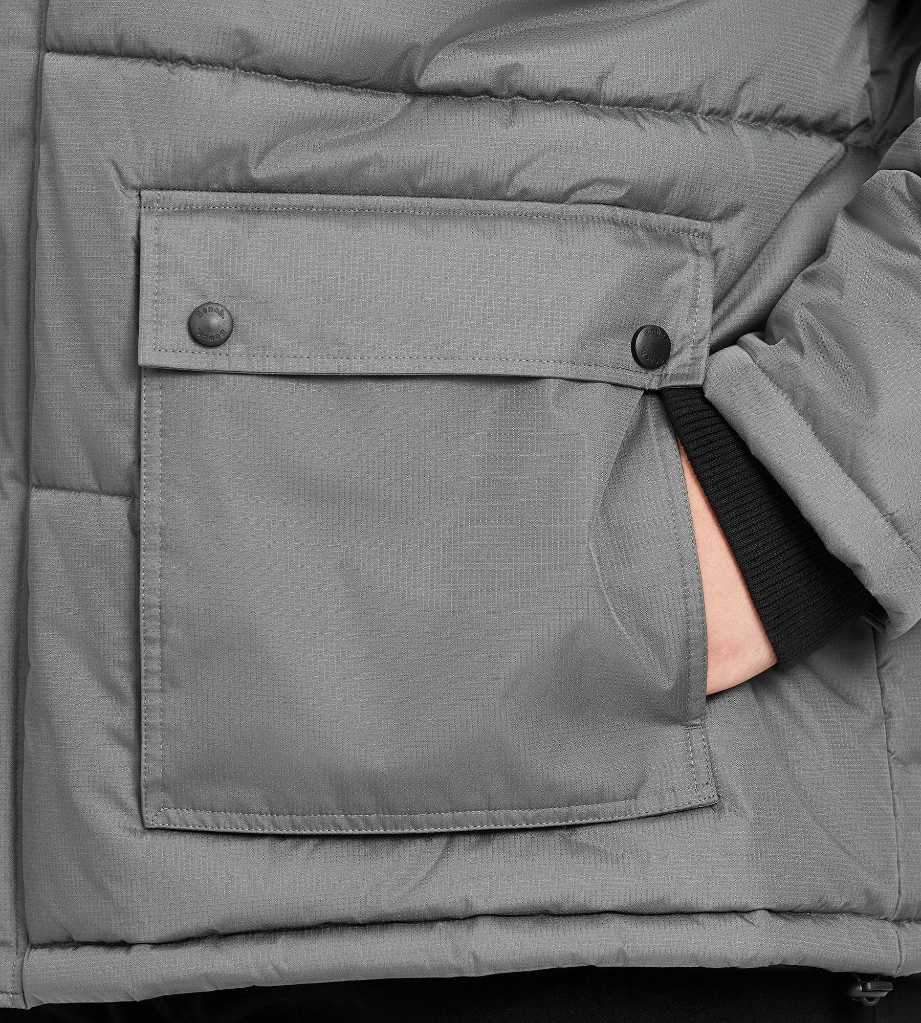 Quilted Parka Jacket sold by George Richards product image thumbnail 4