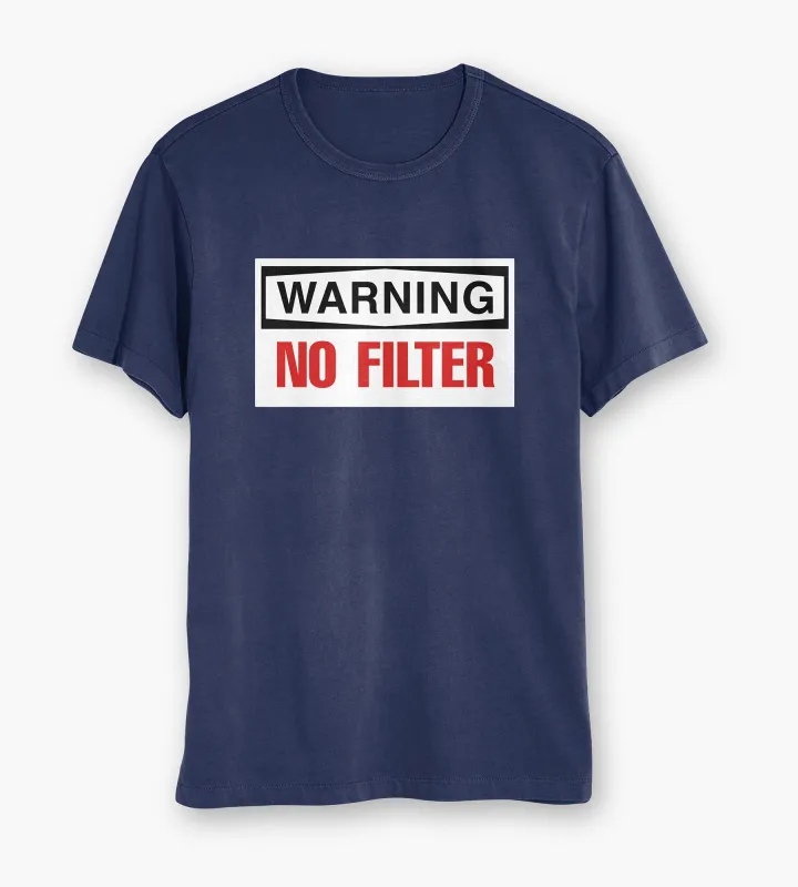 No Filter Graphic Tee sold by George Richards