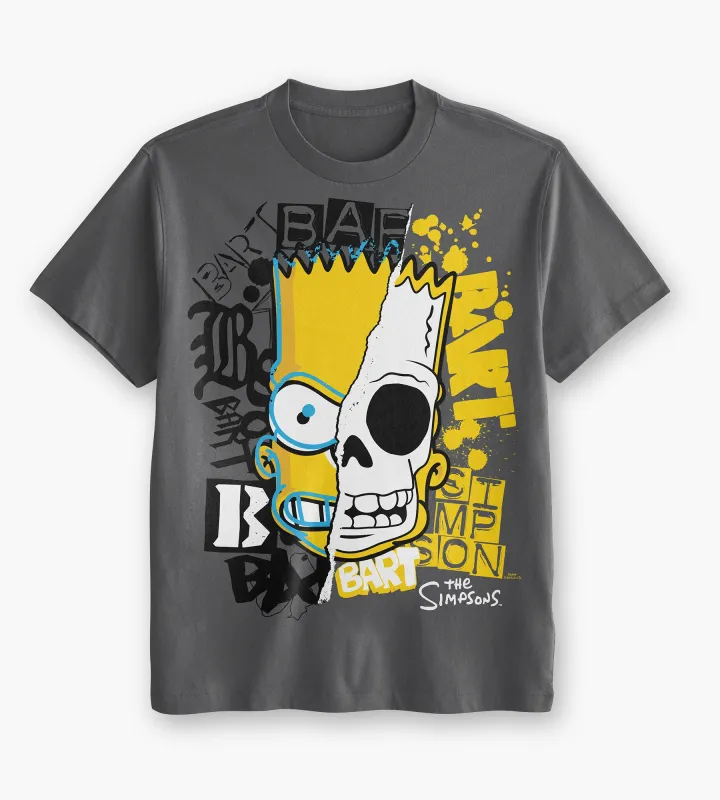 Bart Skull Graphic Tee sold by George Richards