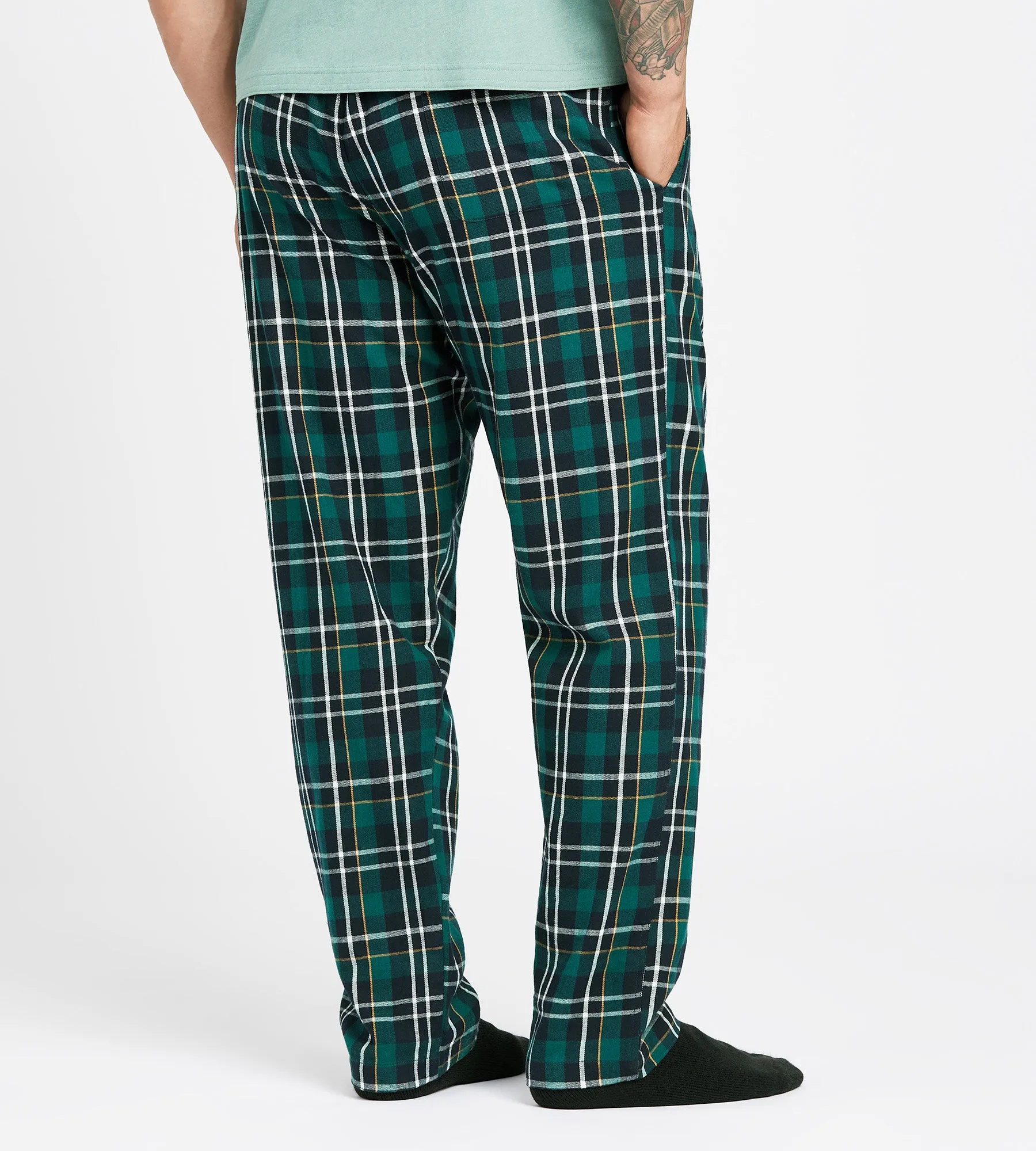 Plaid Flannel Lounge Pants sold by George Richards product image thumbnail 3