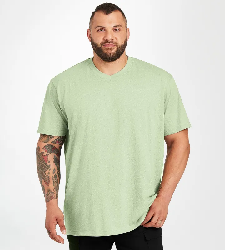 Ultimate V-Neck Marled Tee sold by George Richards