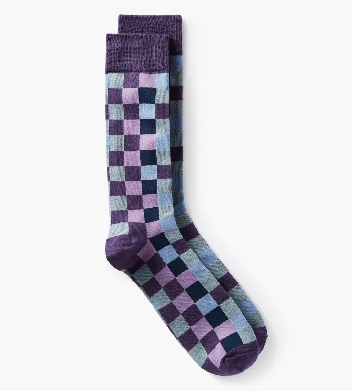 Checkerboard Socks sold by George Richards