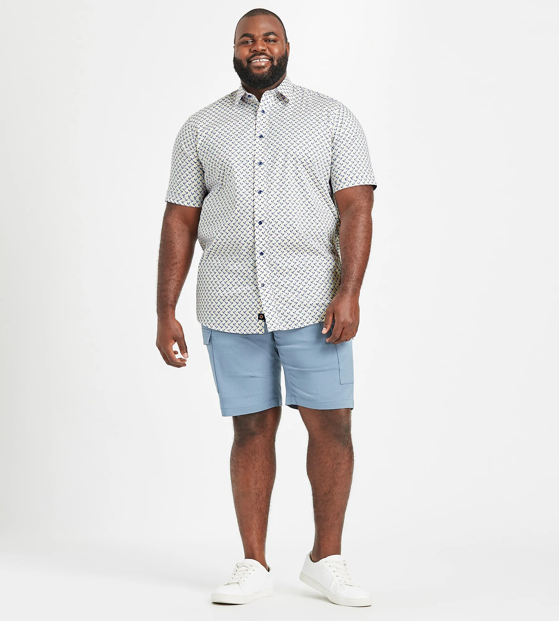 Easy Care Printed Shirt sold by George Richards product image thumbnail 3