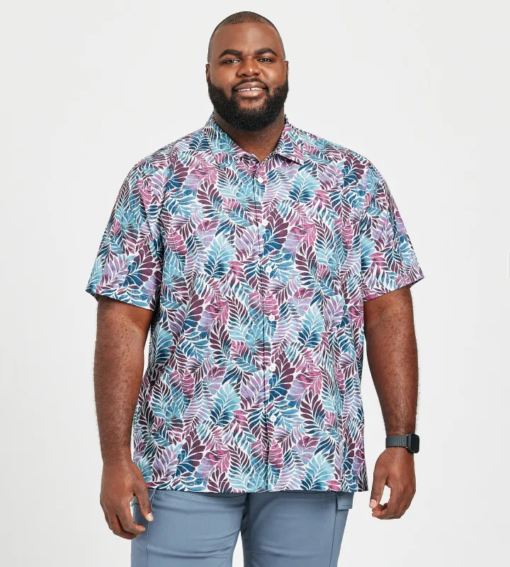 Bahama Coast Palm Mirage Short Sleeve Casual Shirt made by Tommy Bahama