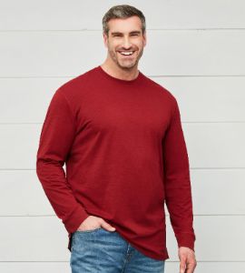 Long Sleeve Textured Tee sold by George Richards