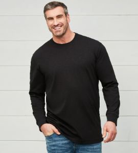Long Sleeve Textured Tee sold by George Richards
