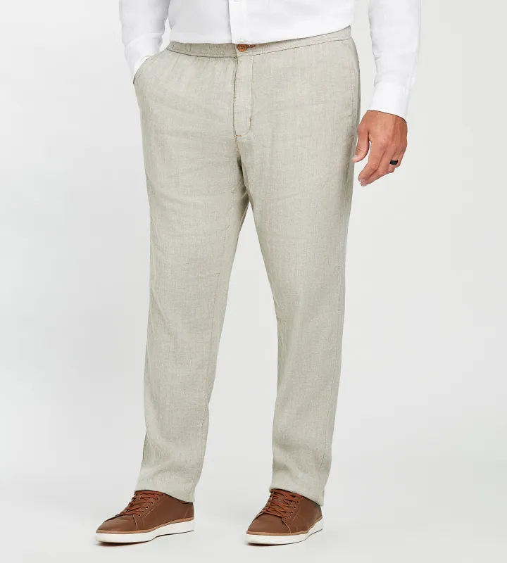 Beach Coast Linen Elastic Pant sold by George Richards