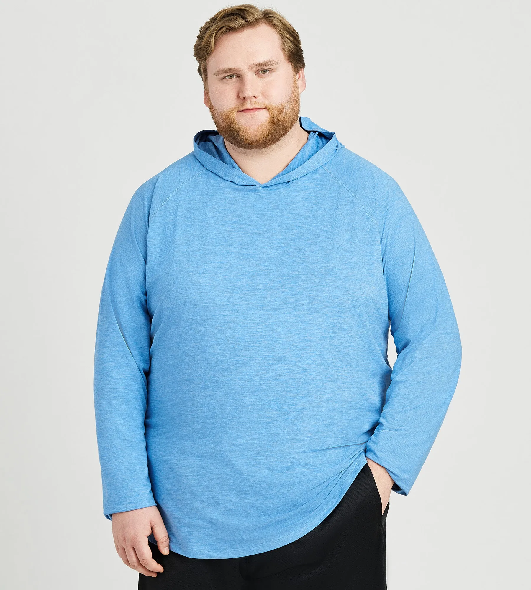 Long Sleeve Hooded Tee sold by George Richards product image thumbnail 5