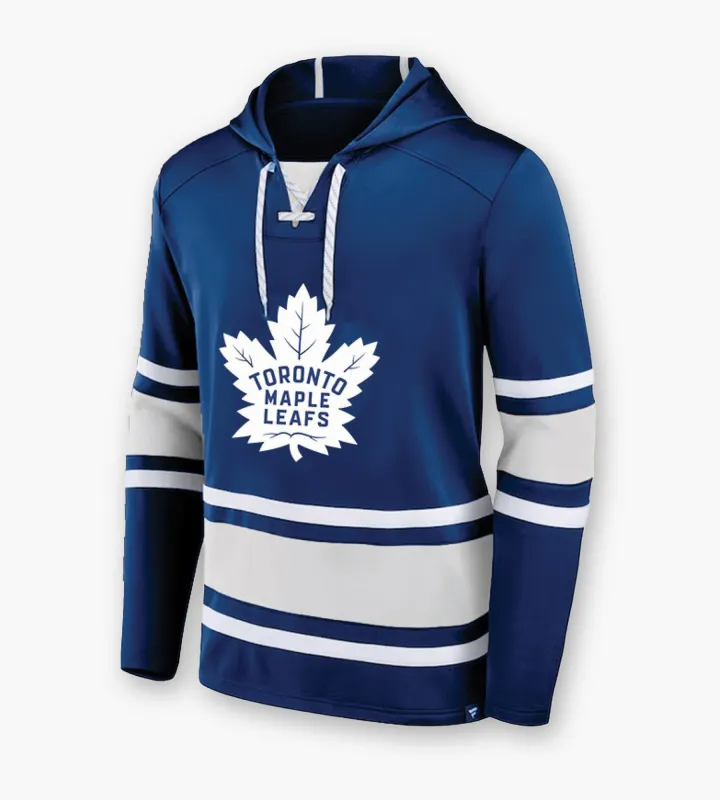 Toronto Maple Leafs NHL Lace-Up Hoodie sold by George Richards