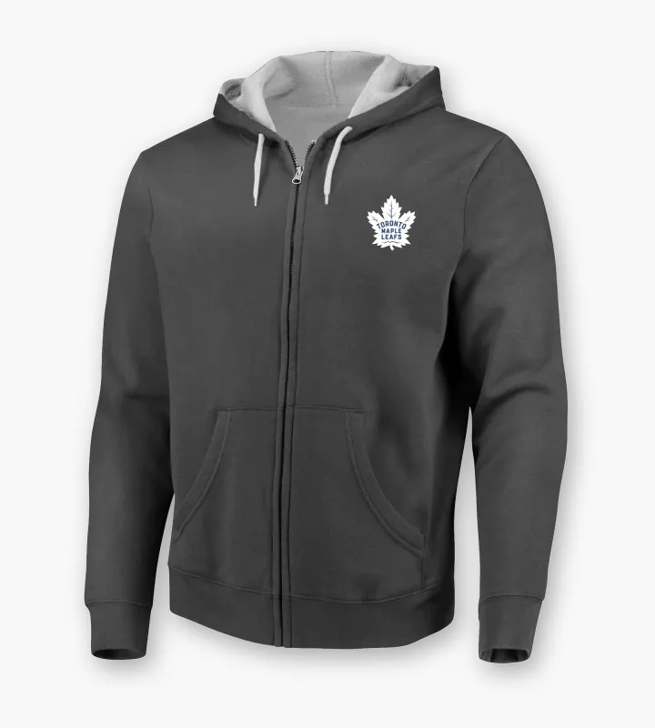 Toronto Maple Leafs NHL Full Zip Hoodie made by Mitchell & Ness
