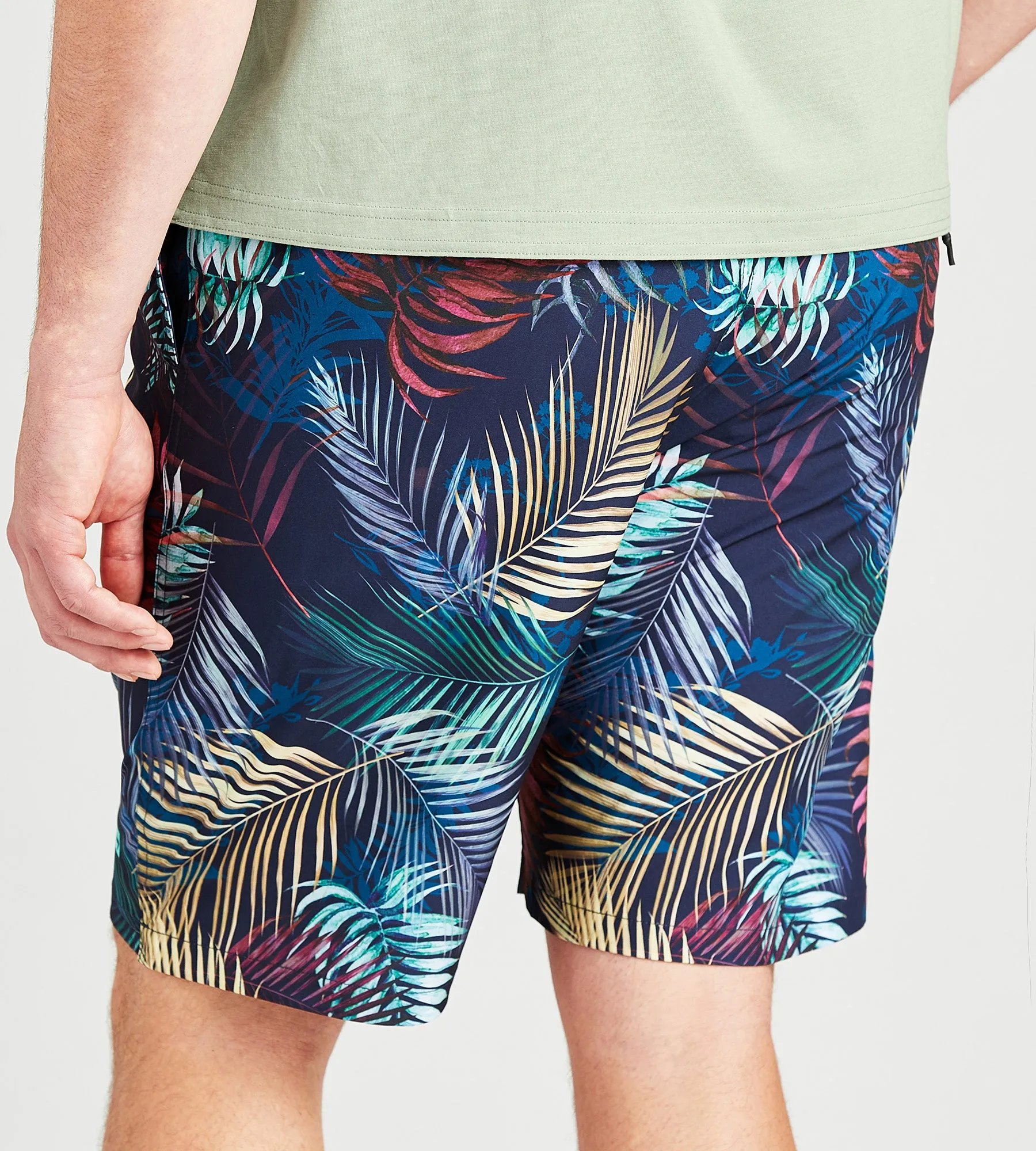Large Leaf Print Swim Short sold by George Richards product image thumbnail 3