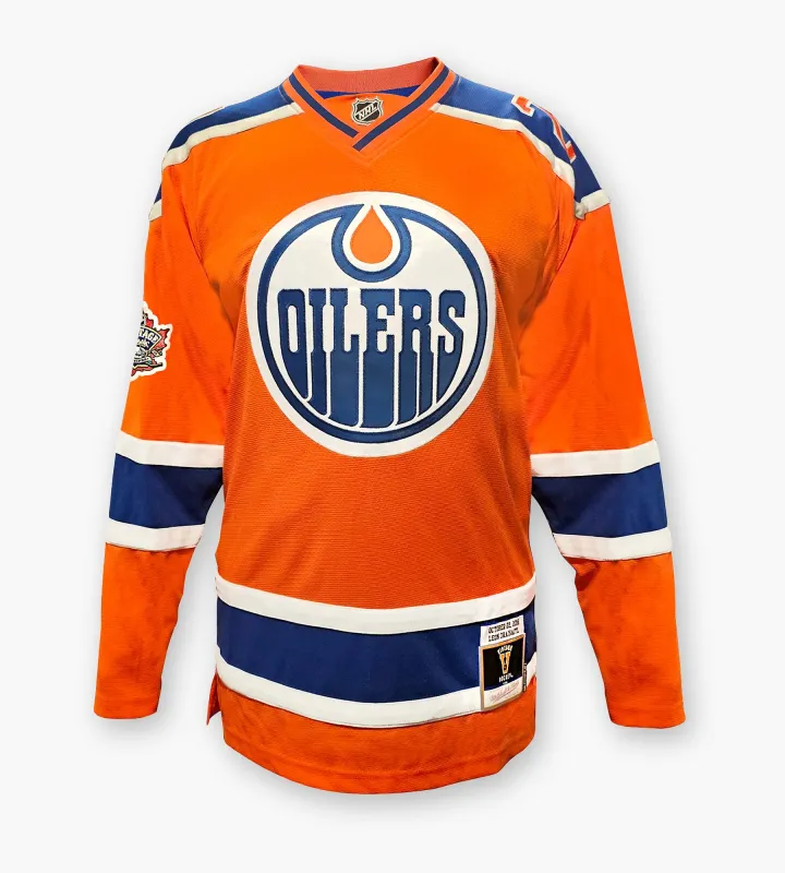Edmonton Oilers Draisaitl NHL Jersey made by Mitchell & Ness