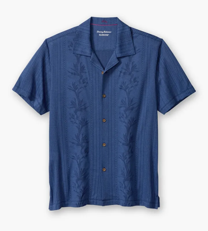 Palm Fresco Beach Border Camp Shirt made by Tommy Bahama