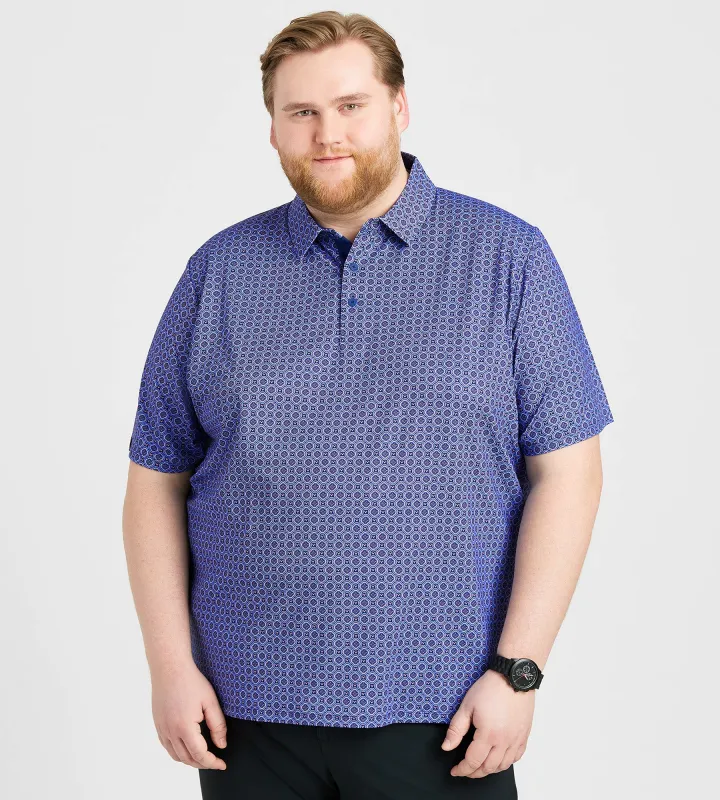 Golf Club Geo Print Polo made by Callaway