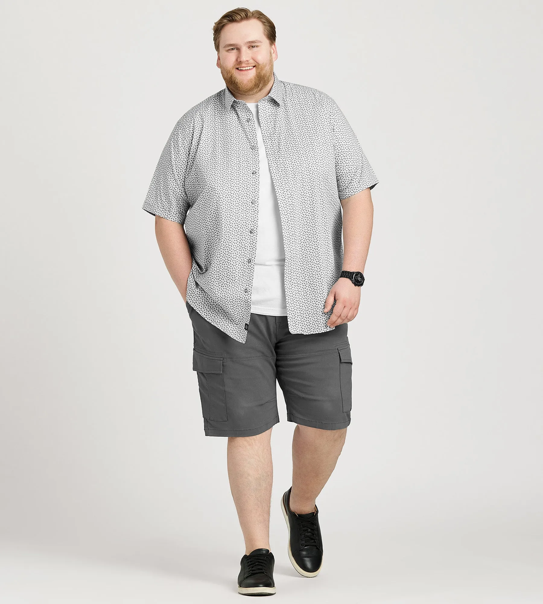 Easy Care Printed Shirt sold by George Richards product image thumbnail 3