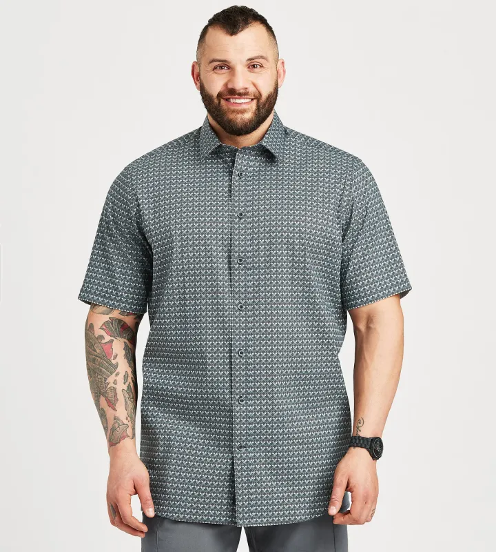 Easy Care Printed Shirt made by George Richards