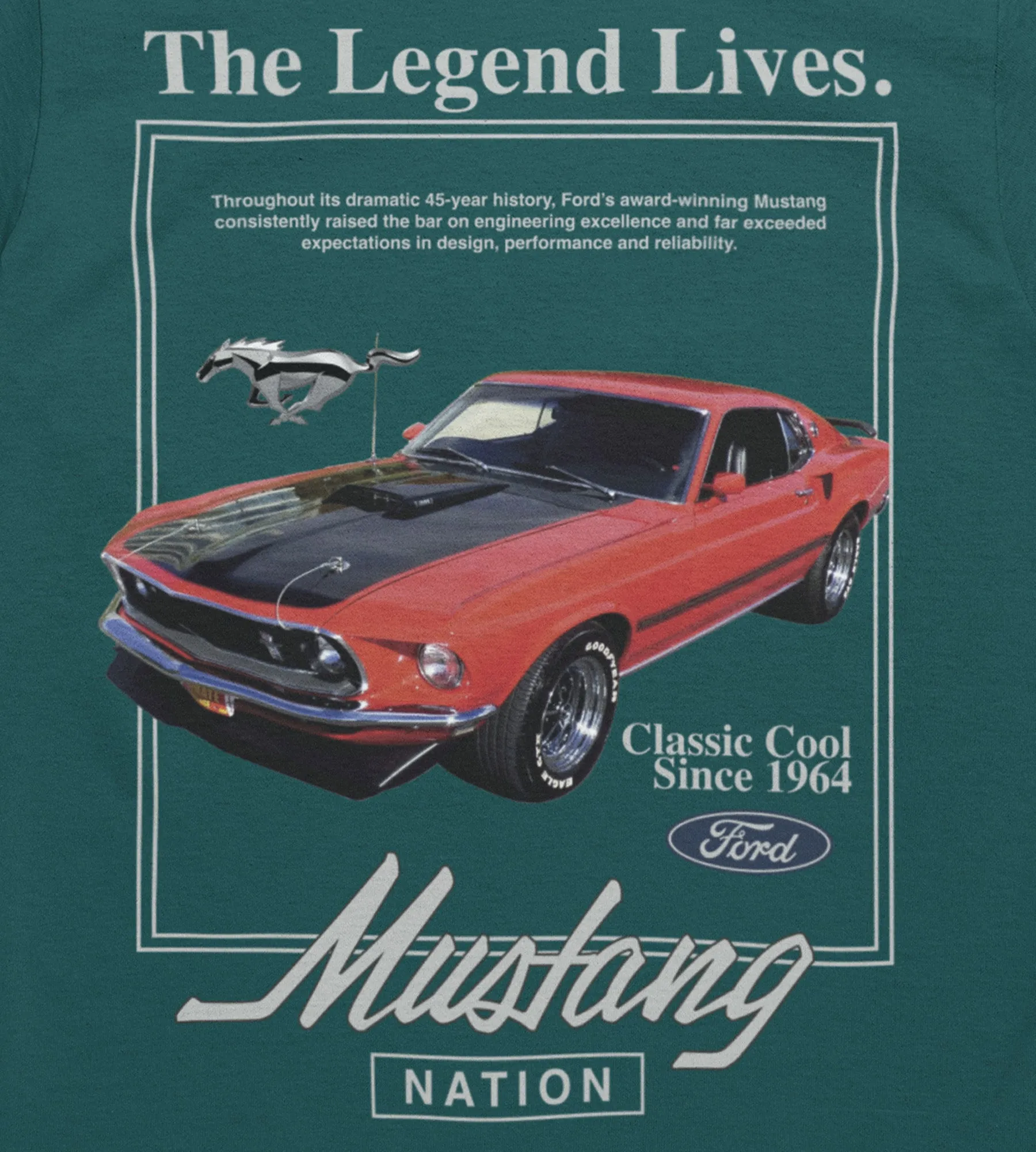 Mustang Graphic Tee sold by George Richards product image thumbnail 2