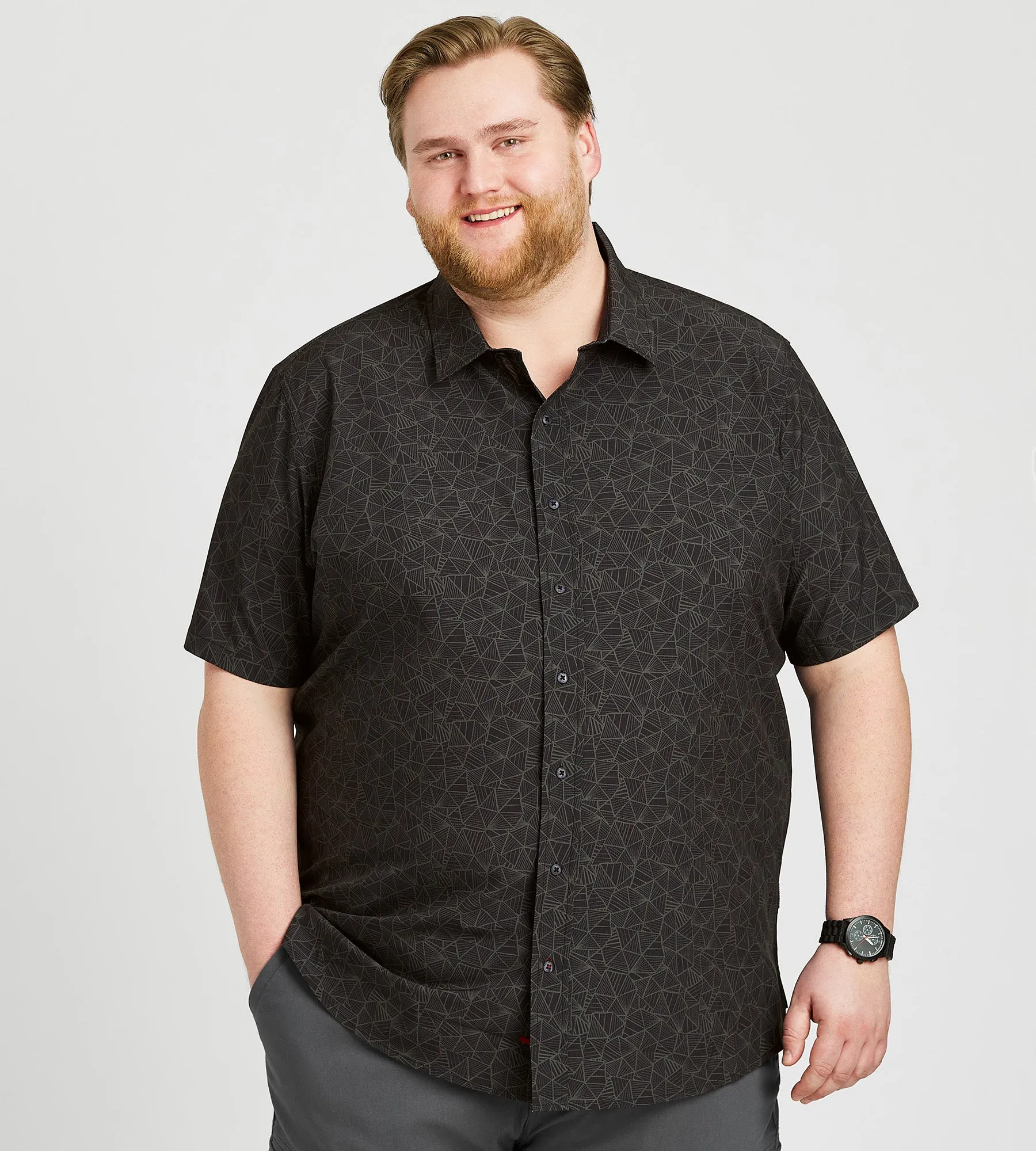 Abstract Print Shirt sold by George Richards