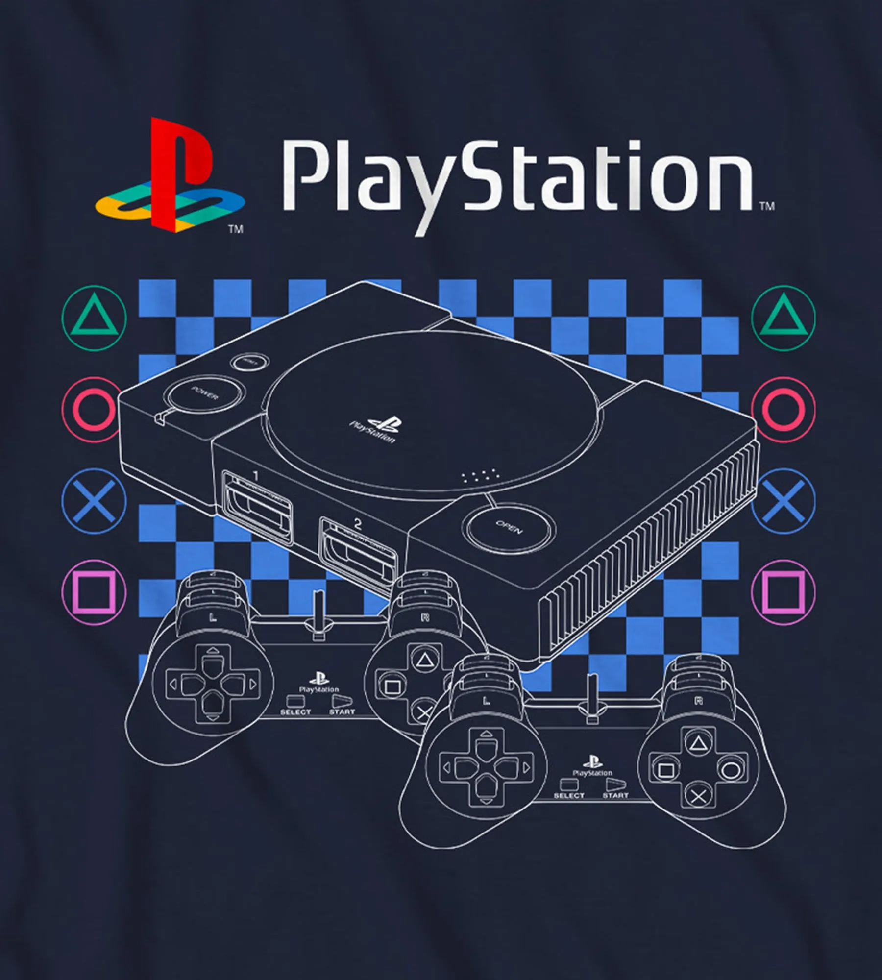 Playstation Graphic Tee sold by George Richards product image thumbnail 2